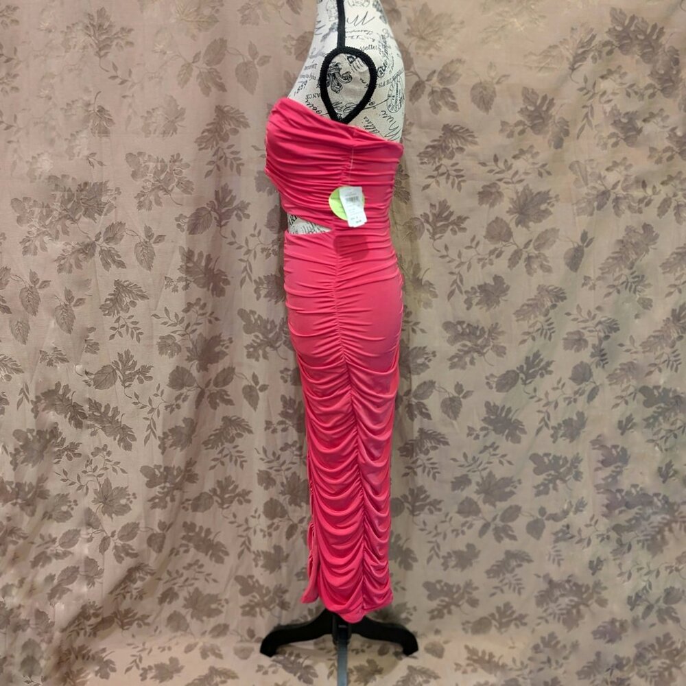 Windsor Fuchsia Ruched Strapless Formal Dress, Size S, New With Tags! - Picture 3 of 15